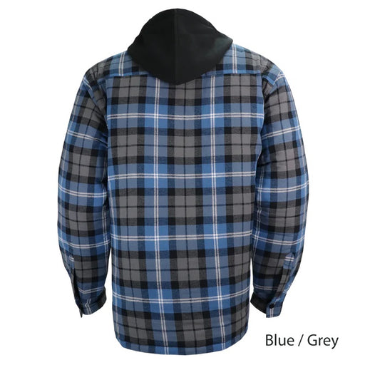 Forest Plaid Men's Heritage Flannel Jacket - Little Blue House US