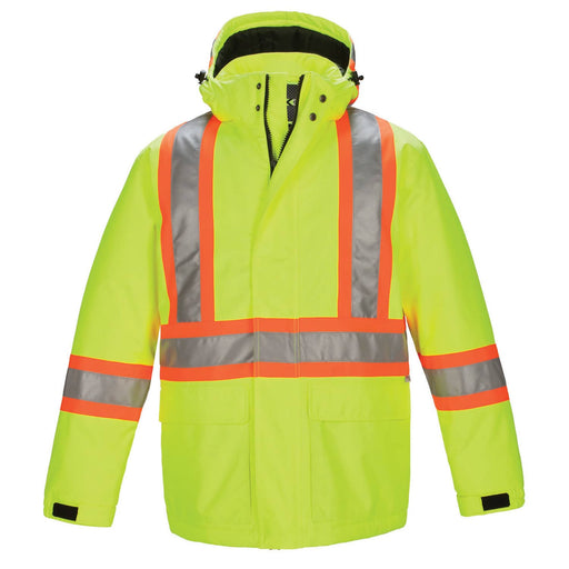 L01275 - Kenworth - 5in1 Hi-Vis Coat w/ Detachable Hood – Canada