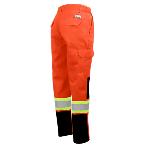 CoolWorks Hi-Vis Men's Ventilated Cargo Work Pants CW2BLAK - Black