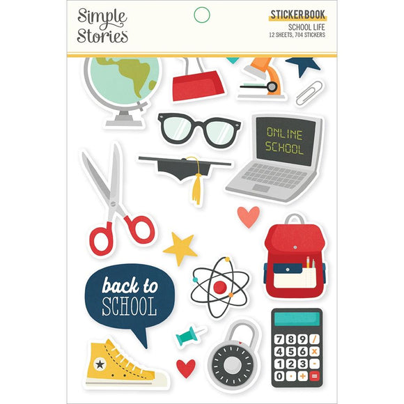 Libro de Stickers - School Life - Simple Stories