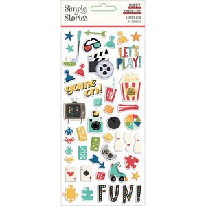 Puffy Stickers - Family Fun - Simple Stories