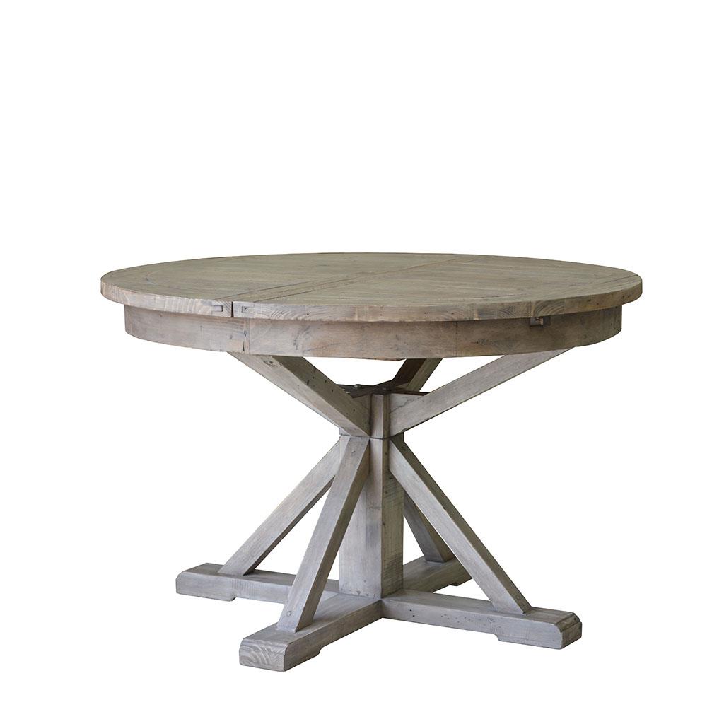 Irish Coast Sundried Round Extension Dining Table Moss Danforth