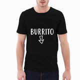 T-Shirt Couple Burritos noir