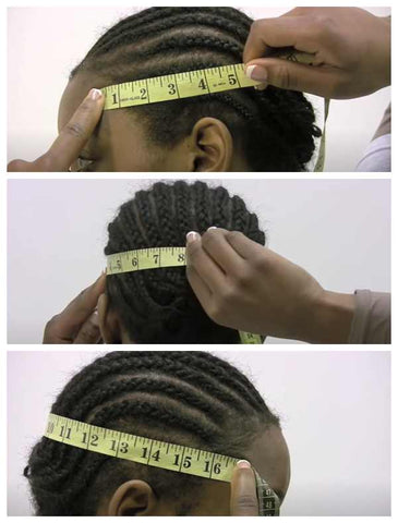 how to measure head for wig