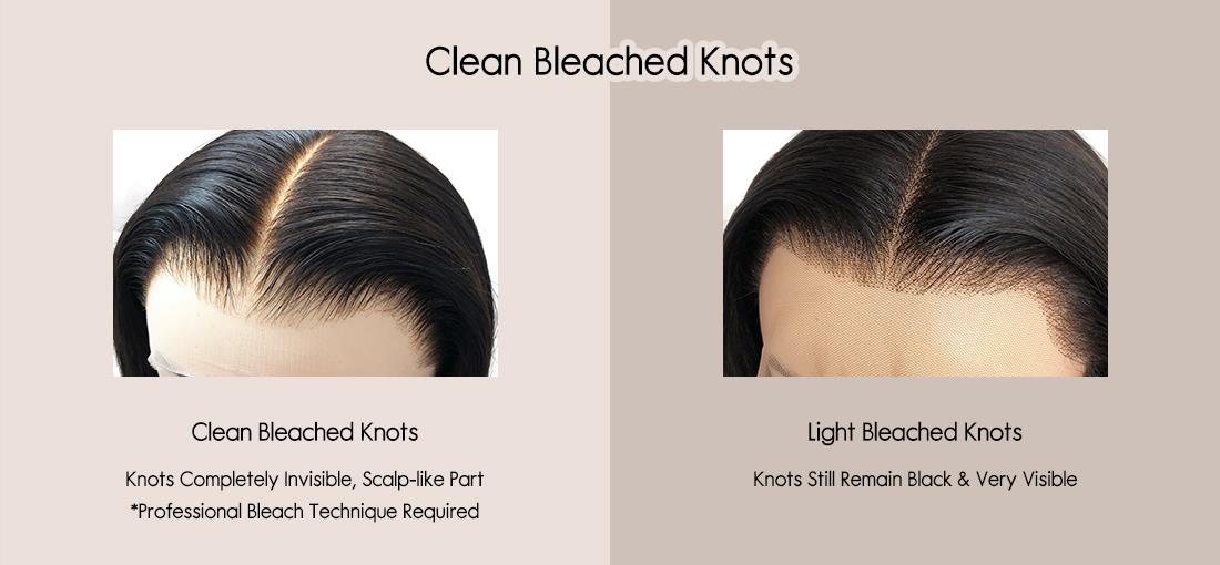 clean bleached knots
