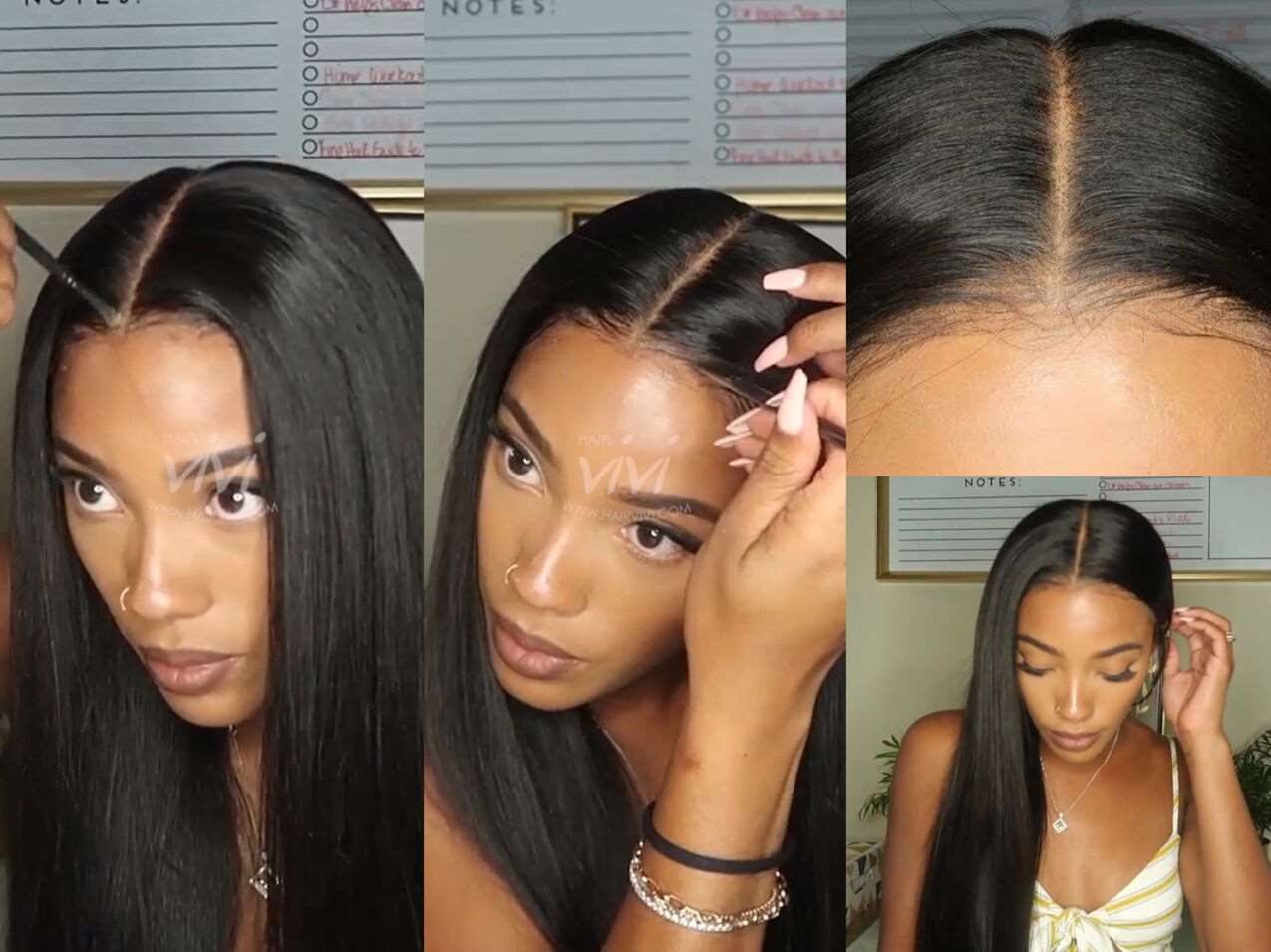 how to put on a lace wig