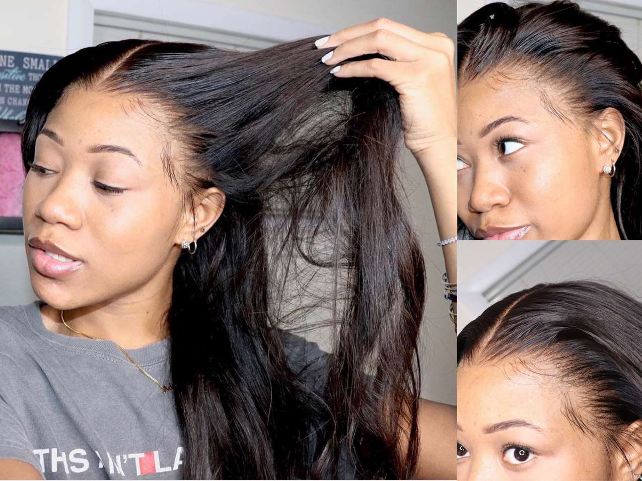 how to put on a lace wig