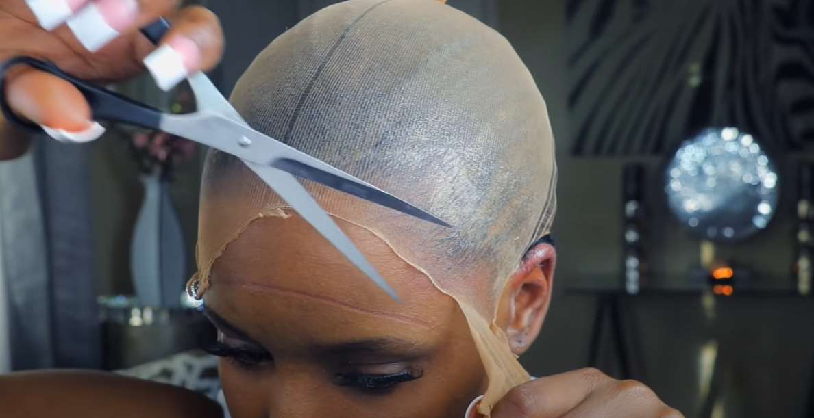 how to put on a wig cap