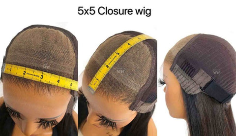 5x5 closure wig