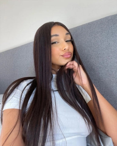 straight lace front wig