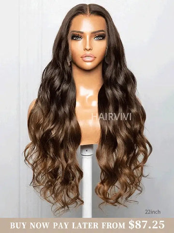 middle part wig