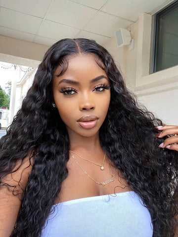 water wave lace front wig