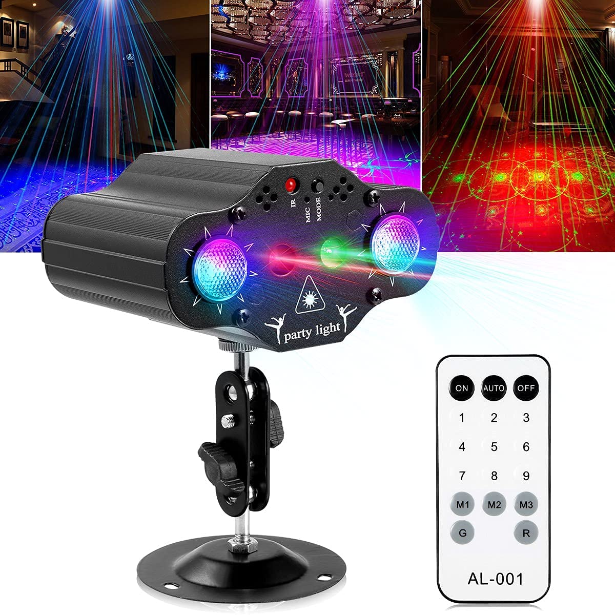 RGB Mini LED Laser Light Projector USB LED UV - Rave Mates