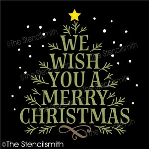 We Wish You A Merry Christmas Reusable Stencil The Stencilsmith