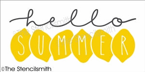 Download 6815 Hello Summer Lemons The Stencilsmith