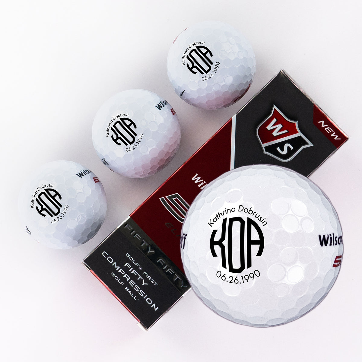 MLB Logo Golf Balls, Custom Baseball Golf Balls