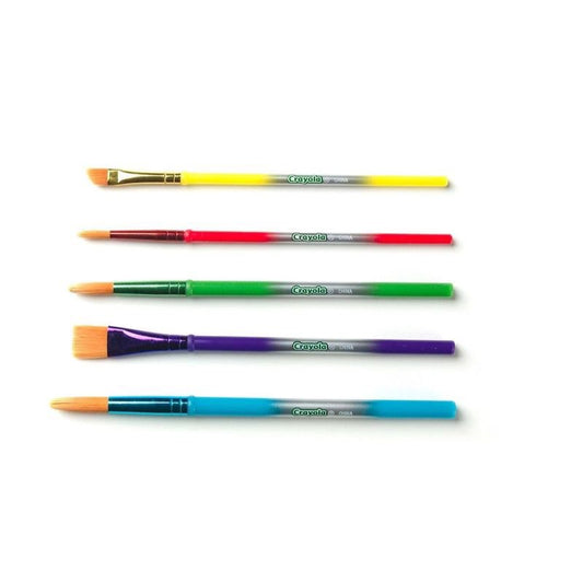 Crayola Brush Set of 5 || فرش رسم كرايولا ٥ حبة