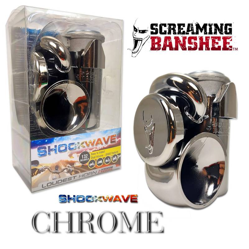 Screaming Banshee Horns - Loud Motorcycle Horns and Safety Systems