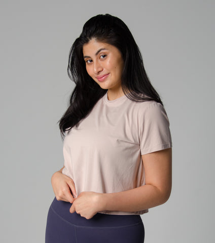 Anya Active's super soft Active Rest Mid Tee in Hug