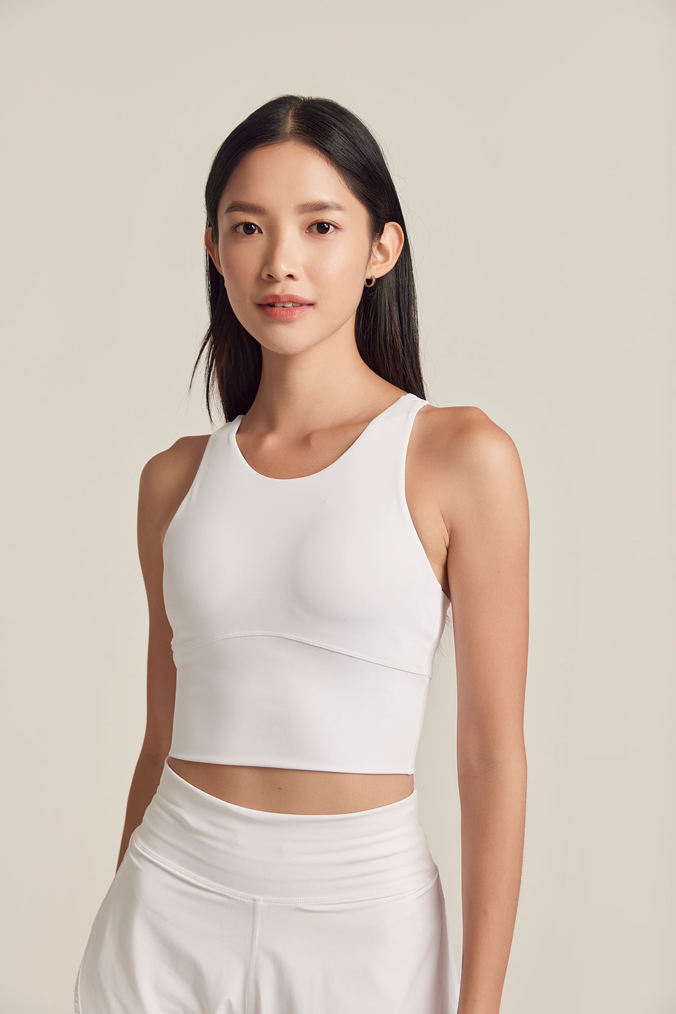 Cloud Curve High Neck Bra in Electric