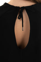 WON HUNDRED Trapeze Dress Size 34 / XS Unlined Black Keyhole Back Crew Neck gallery photo number 5