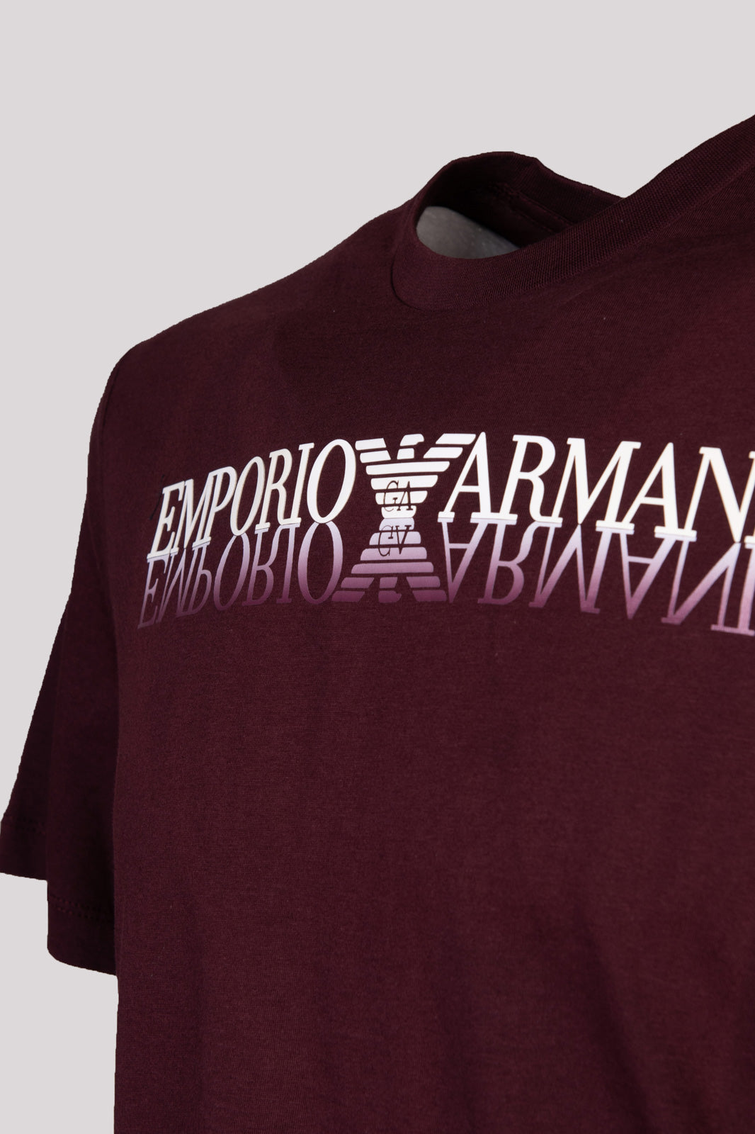 EMPORIO ARMANI T-Shirt Top Size XXL Glued & Coated Logo Short Sleeve C  –POPPRI Online Fashion Auctions