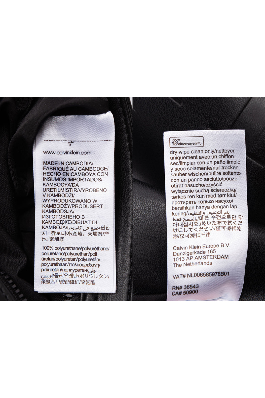 CALVIN KLEIN JEANS Monogram Crossbody Bag Soft PU Leather Lightly Padd  –POPPRI Online Fashion Auctions