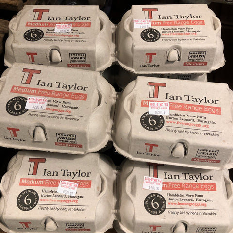 Ian Taylor Free range eggs - Large - Langthorpe Farm Shop