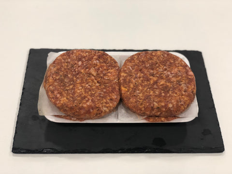 R&J 4 x Cajun Spiced Chicken Burgers - Langthorpe Farm Shop