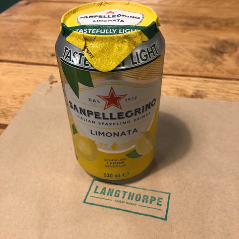 San Pellegrino Limonata 330ml Can - Langthorpe Farm Shop