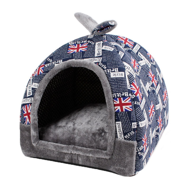 flag dog bed