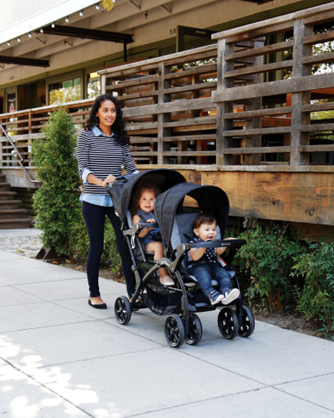 Sit N’ Stand: A double stroller