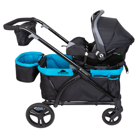 Baby Trend Expedition 2 in 1 Stroller Wagon Plus with carrier