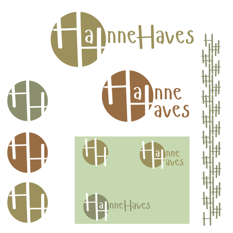 Het allereerste logo van HanneHaves in 2015