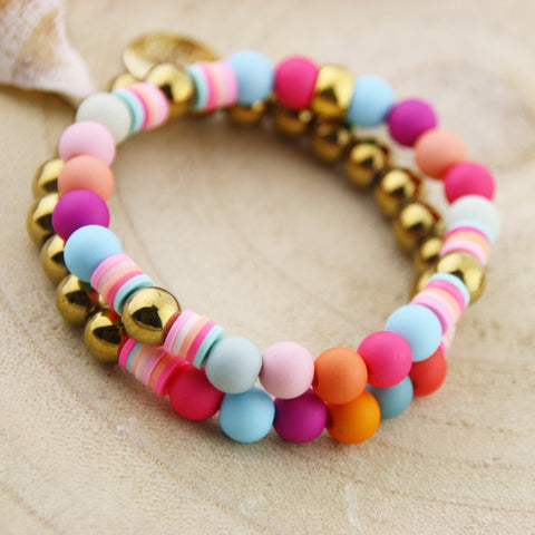 Boho candy armbanden