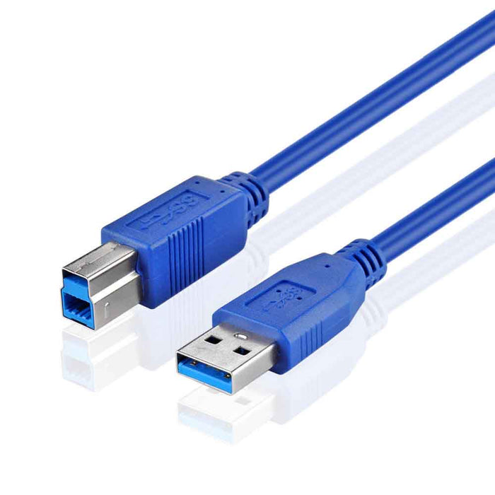 Usb 3 0 A Male Am To Usb 3 0 B Type Male Bm Usb3 0 Cable 24hour Shop