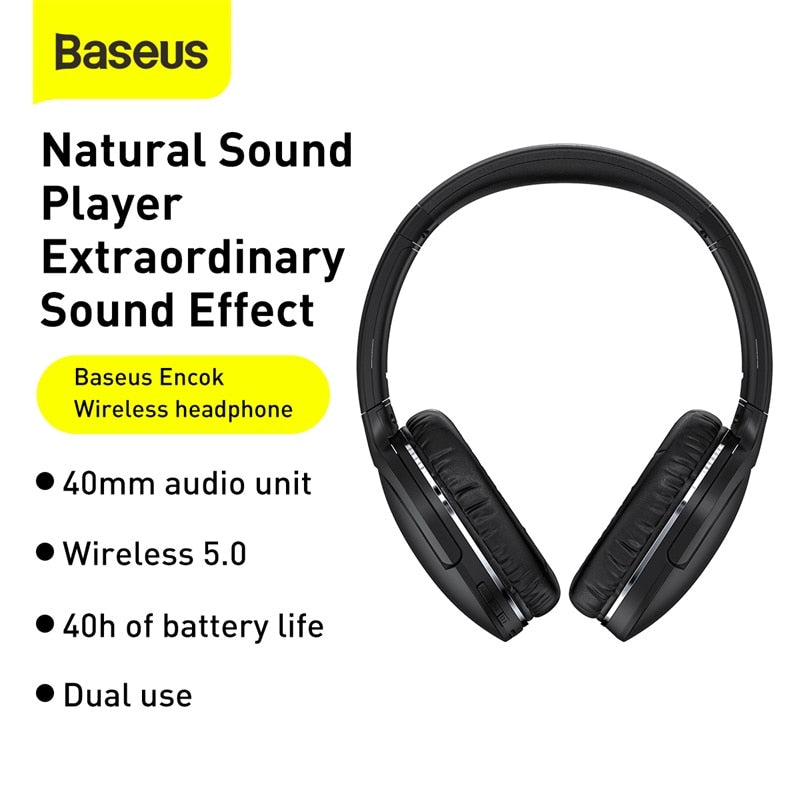 baseus encok wireless headphone d02