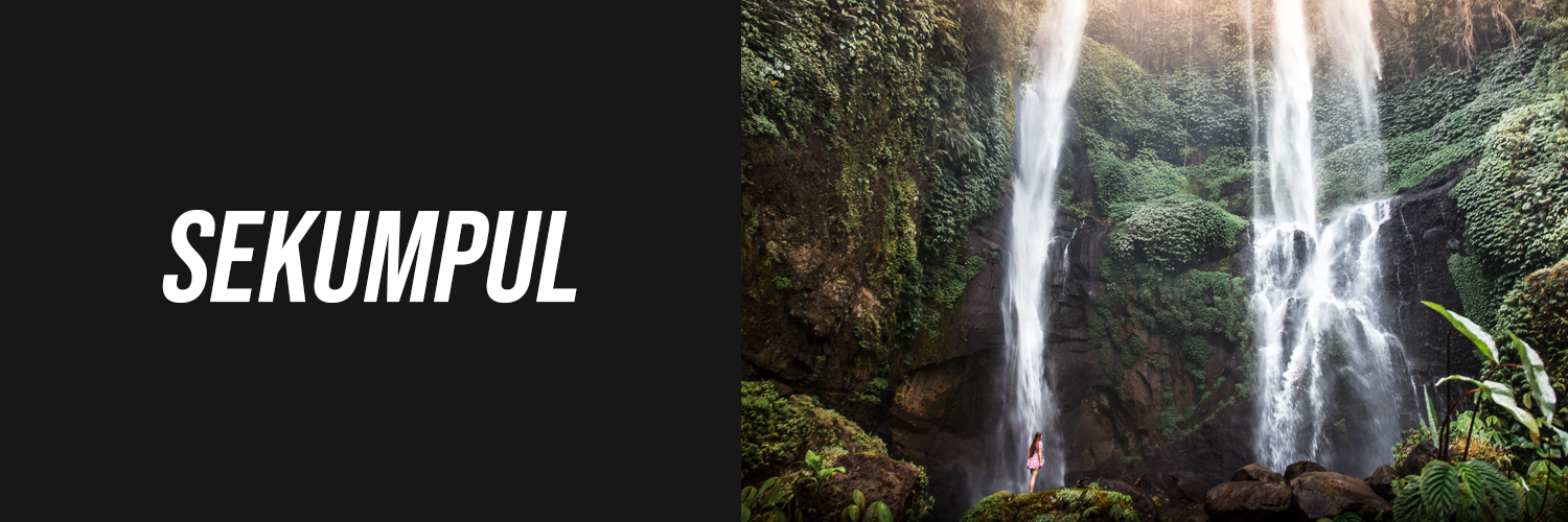Sekumpul waterfall at Bali Indonesia 