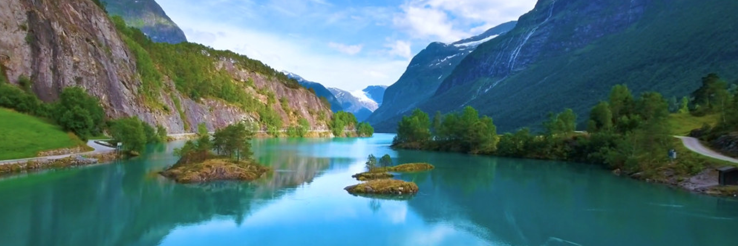 Lovatnet most beautiful lake in norway