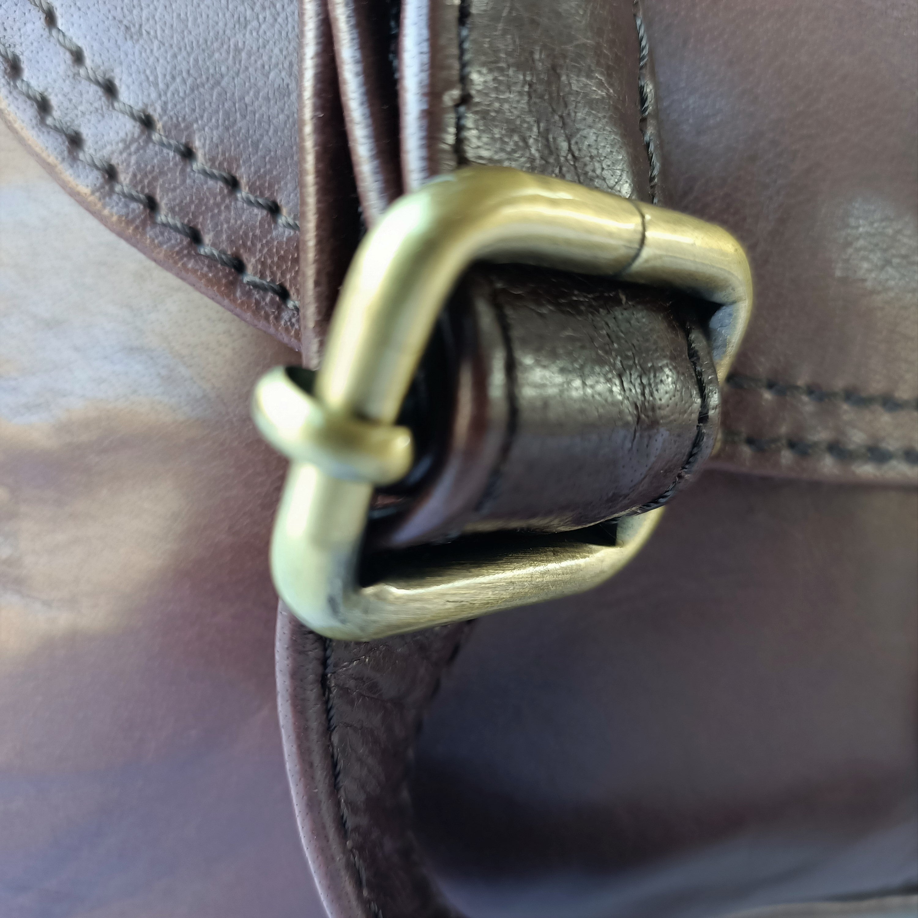 Dark Brown Leather Ladies Sling Bag – BLINK LEATHER