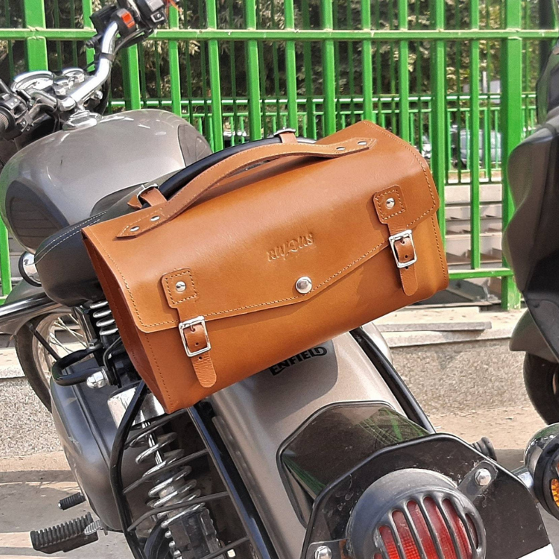 Håndfuld lykke Integration Brown Buffalo Leather Saddle Bag – BLINK LEATHER