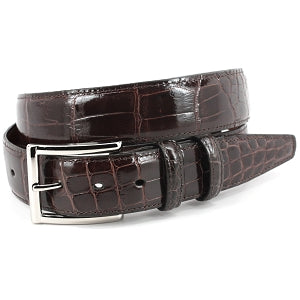 Torino Alligator Embossed Calf Belt - Cognac 40