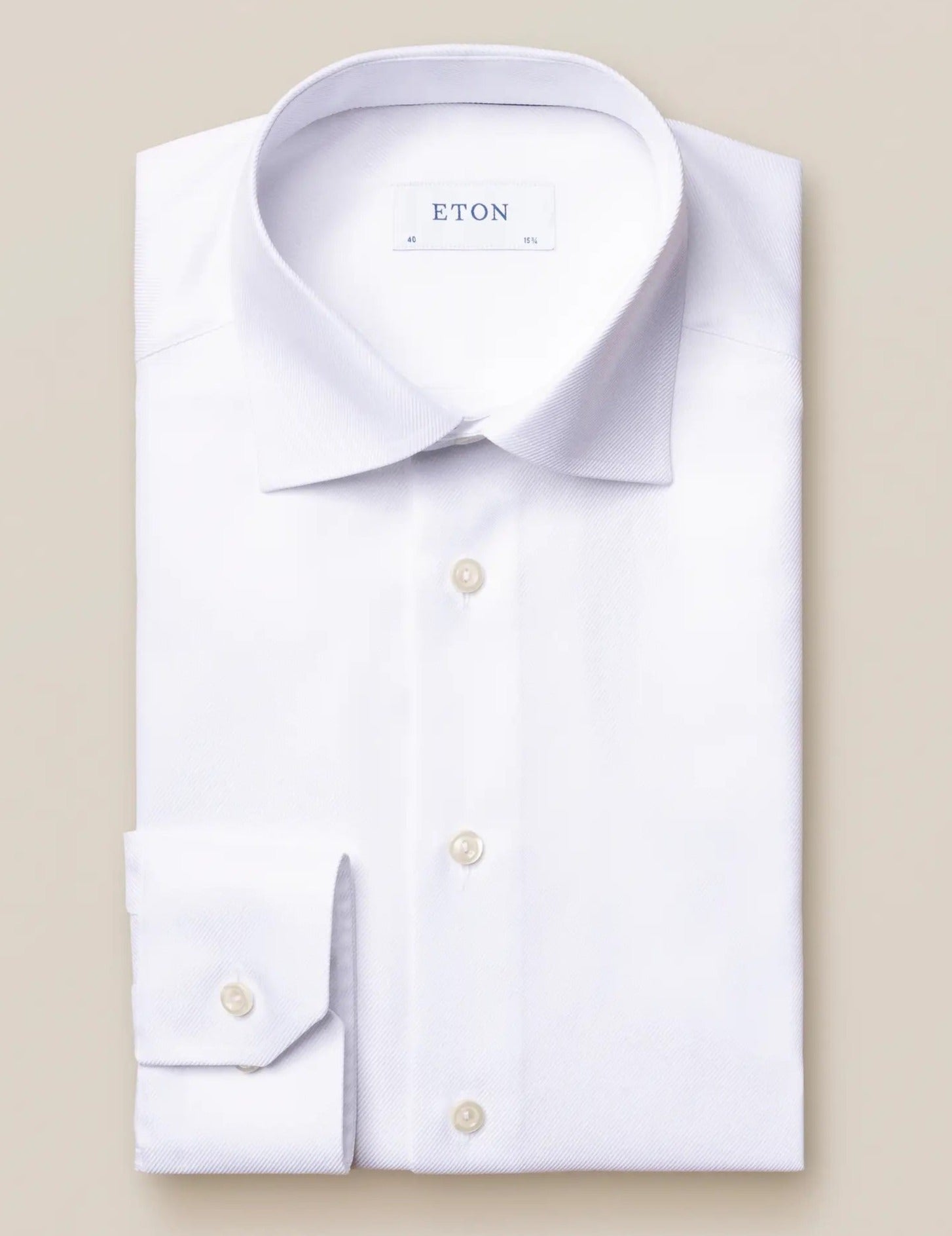 lexicon bubbel JEP White textured twill shirt - Slim | Oak Hall, Inc.