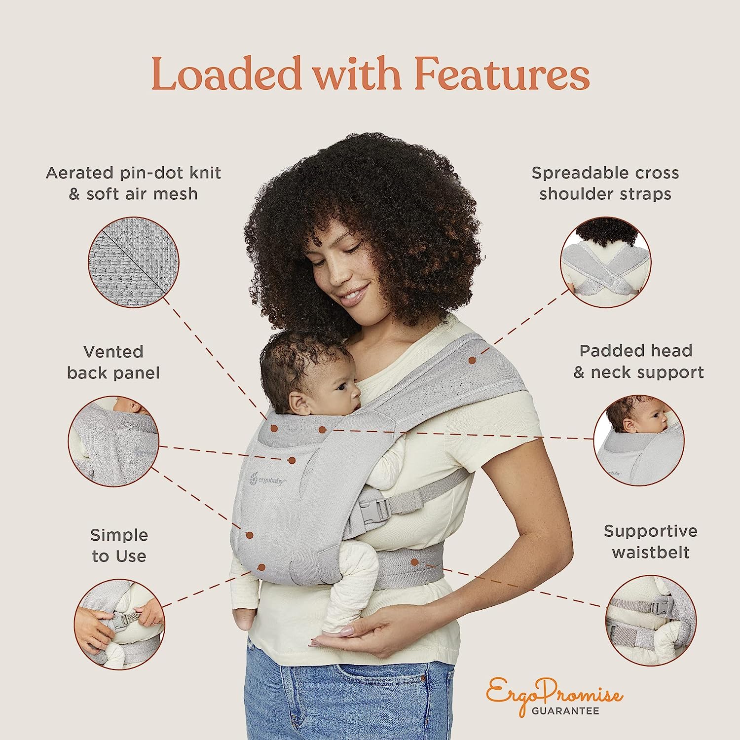 Ergobaby Omni Breeze Baby Carrier SoftFlex Mesh – Bebeang Baby