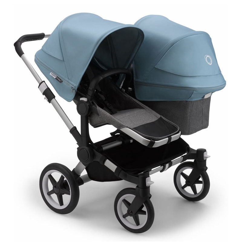 bugaboo donkey twin blue melange