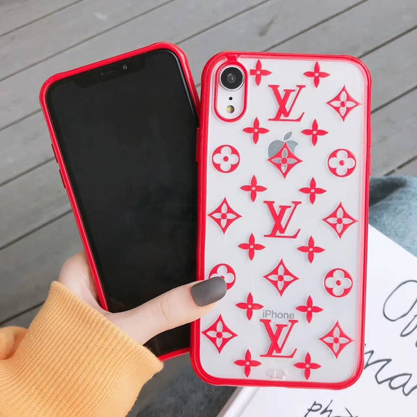 Clear LV iPhone Case Vibez📱