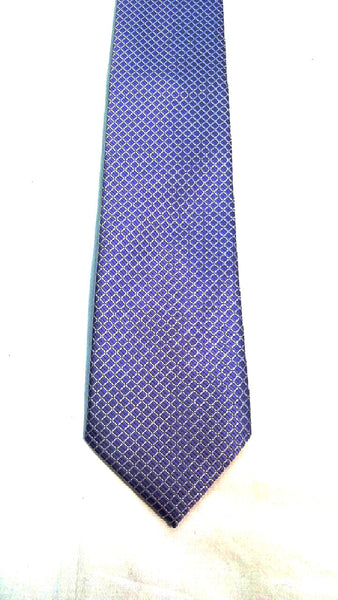Giorgio Mariani Cravatte- Purple/White Check Woven Silk Tie – Mentauge