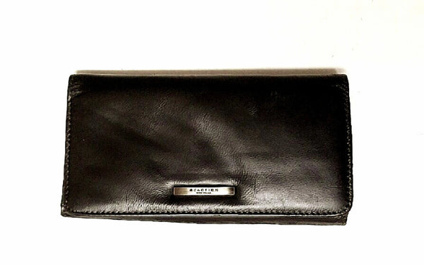Women's Kenneth Cole 'Reaction'- Brown Genuine Leather Clutch Wallet ...
