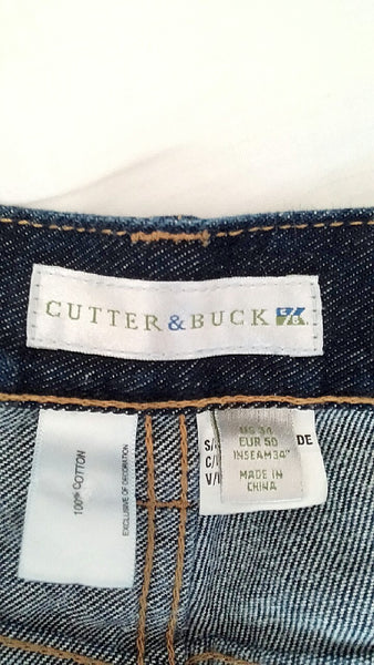 Cutter & Buck-100% Cotton Denim Blue Jeans-size 36x35 – Mentauge