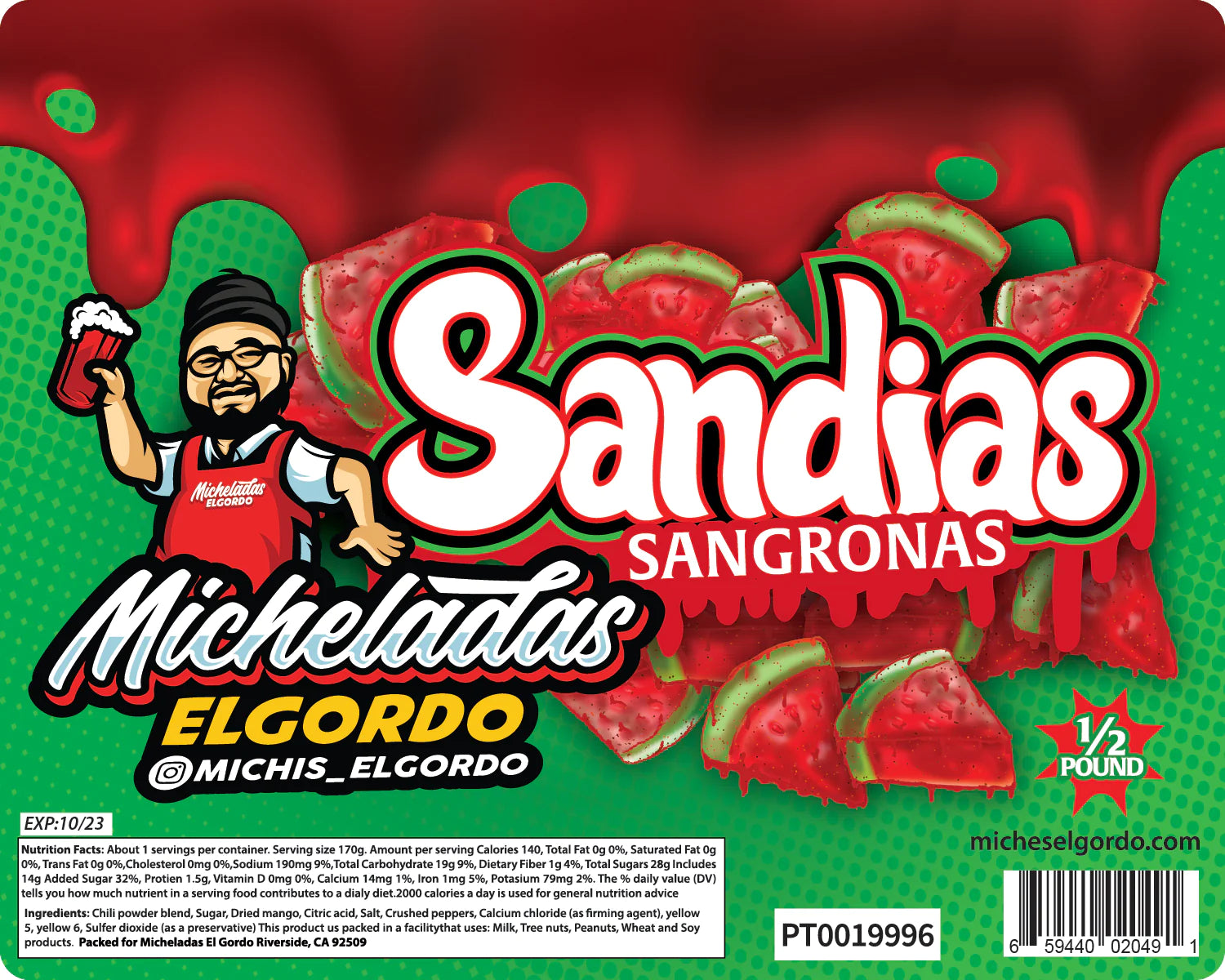 Micheladas El Gordo - Sandias Sagronas